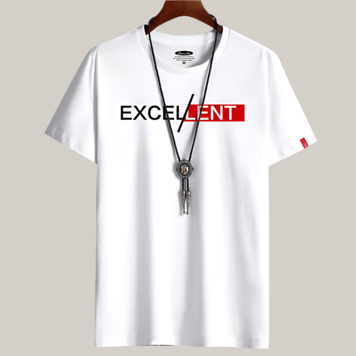 Cotton Summer Men's Short-sleeved T-shirt Bottoming Shirt Top Clothes For Men