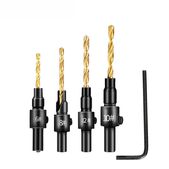 Hexagon Handle Woodworking Countersunk Drill Hand Electric Drill